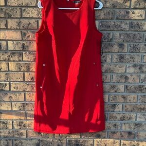 Tommy Hilfiger Vibrant Red Sheath Dress